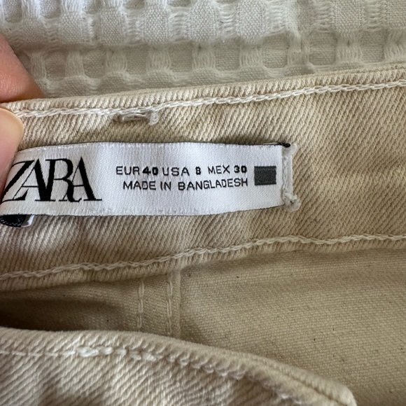 Zara kick-crop pants. Size 8. - Picture 2 of 4